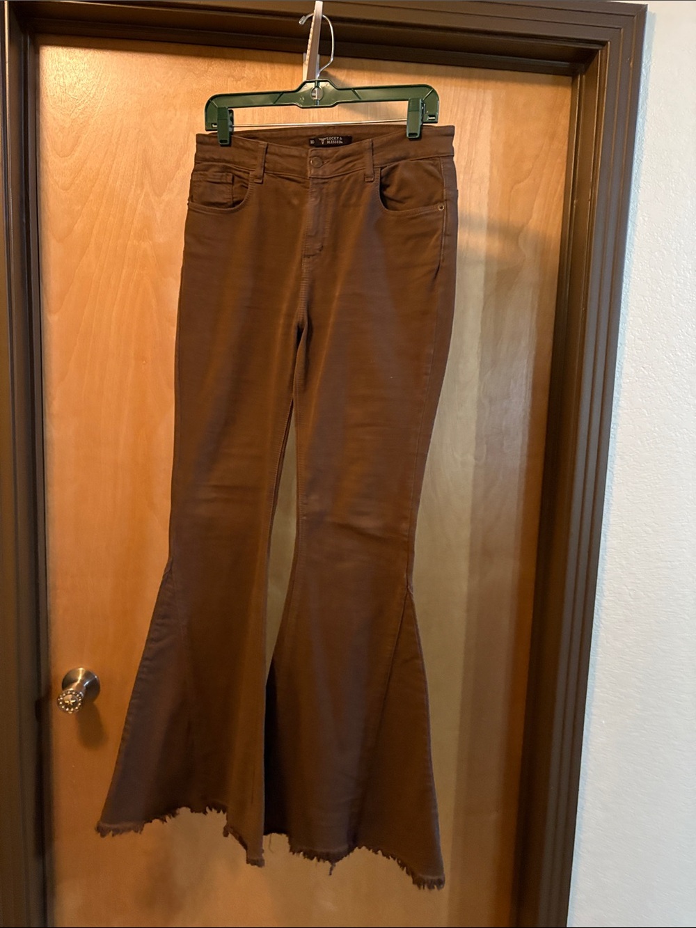 Lucky & Blessed Brown Pants; Size 10
